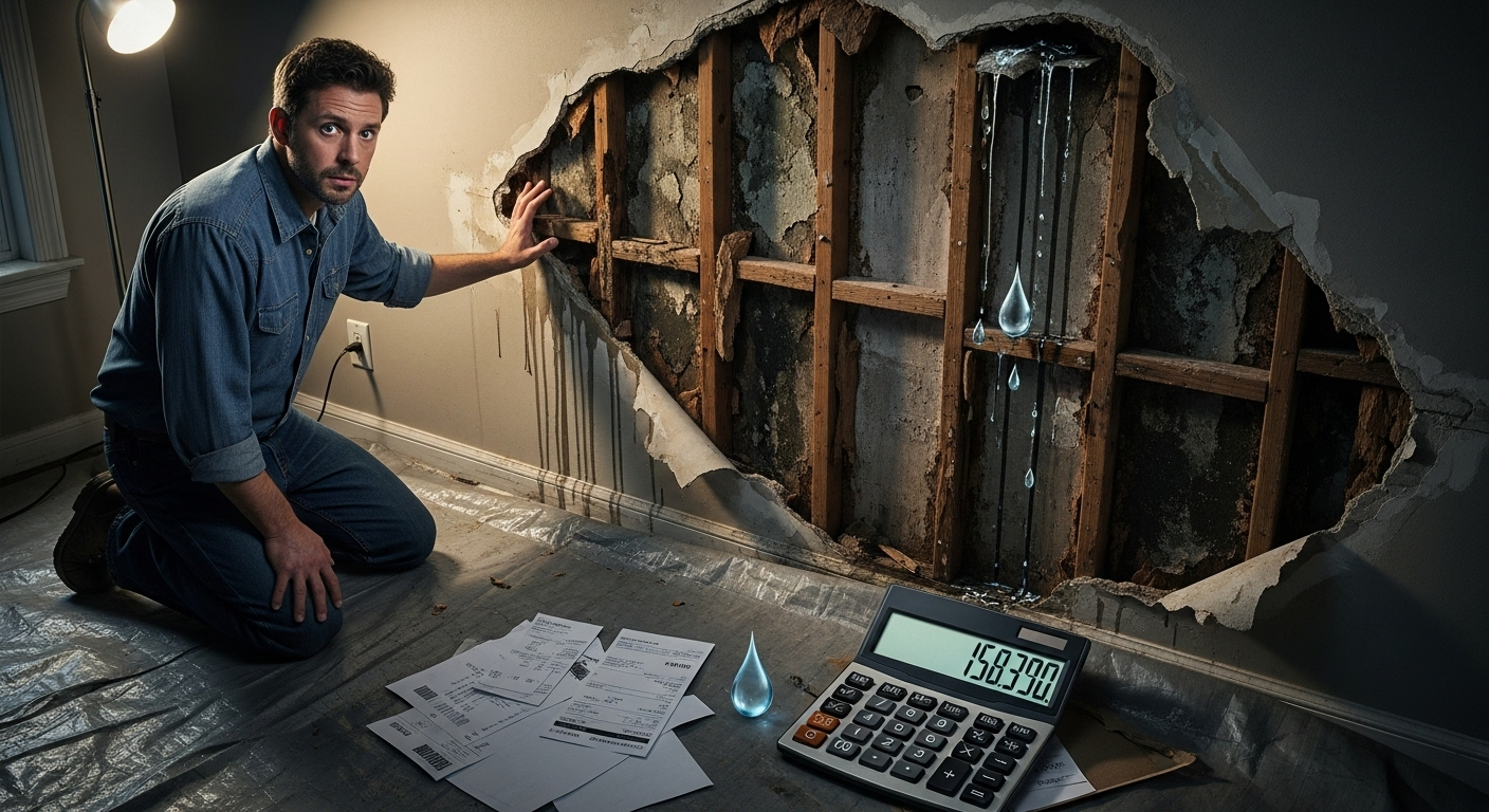 Wall Water Damage Repair Cost: