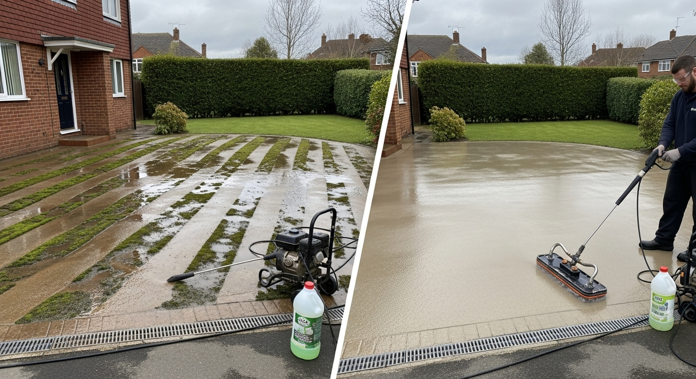 et wash driveway cost UK